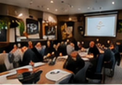 Corporate event gathering